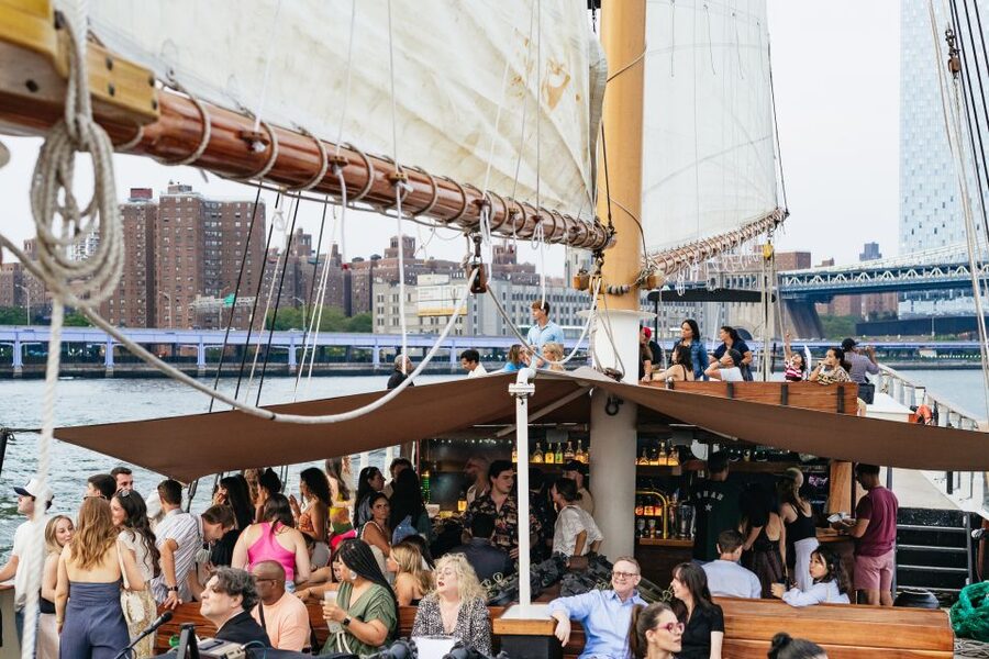 NYC: Sunset Jazz Sail aboard the 'Clipper City' - Drinks, Snacks, and the Price of the Evening