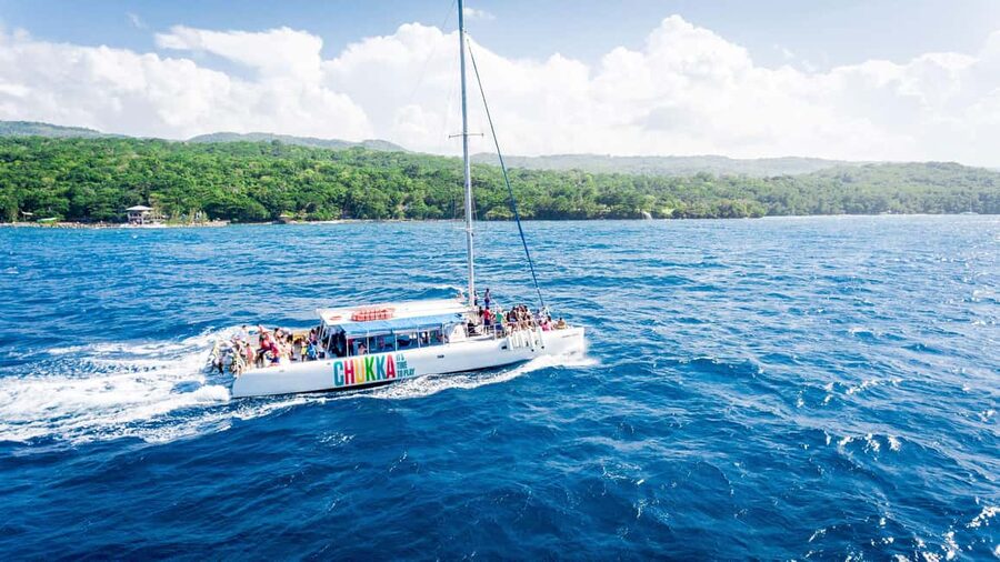 Ocho Rios: Catamaran Sail & Snorkel + Dunn's River Climb - What the $159 price really covers