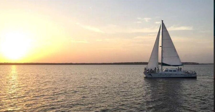 Orange Beach: Sunset Sailing Cruise Aboard The Cetacean - Checking in near SpringHill Suites Marriott