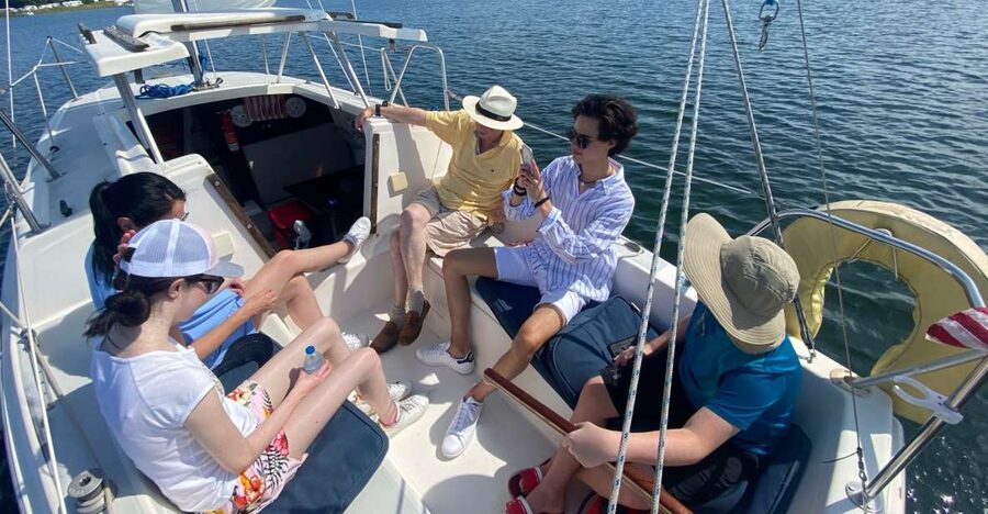 Orlando: Sailing Tour with Certified Sailing Instructor - Getting comfortable aboard the 25-foot MacGregor