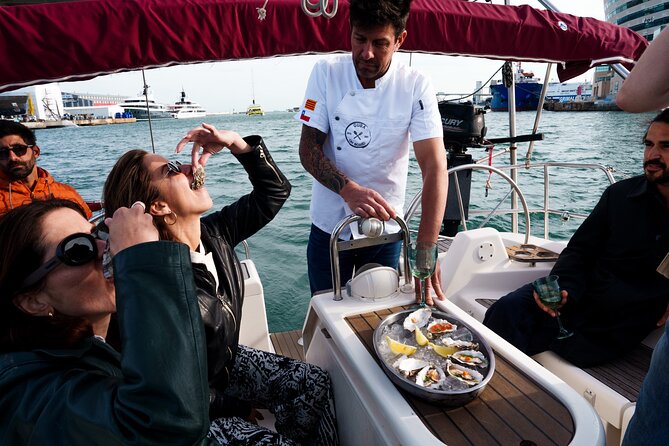 Oyster Odyssey Barcelona's Premier Sailing and Seafood Adventure - Food, drinks, and what is included