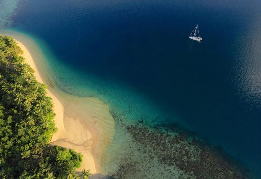 Palawan: Private Sailing Yacht Cruise in El Nido - The sail back and sunset across Bacuit Bay