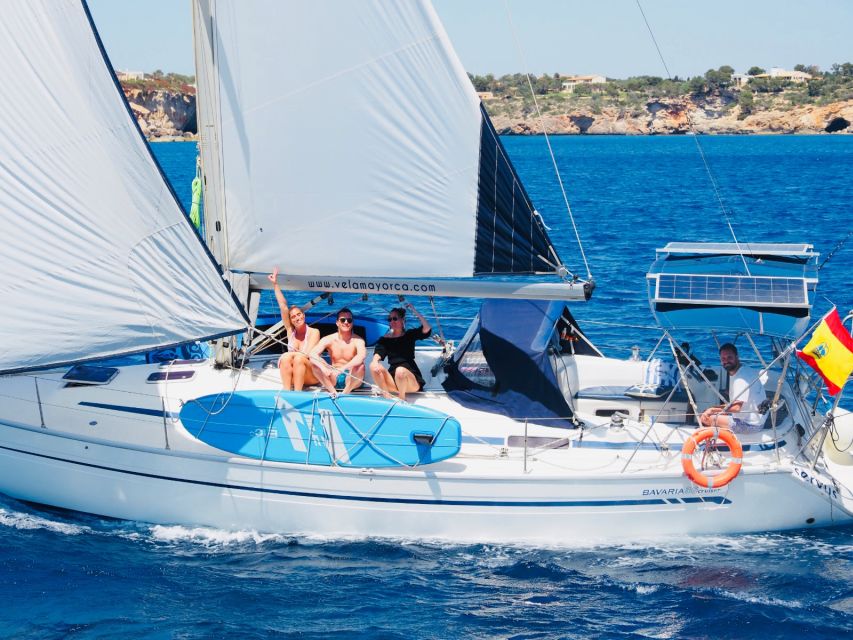 Palma: Private Sailing Boat Excursion with Optional Paella - The return sail and the view back to Palma