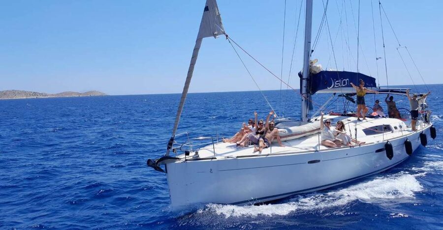 Paros: Full-Day Sailing Yacht Cruise - Setting out from Piso Livadi