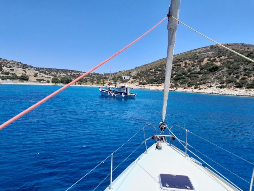 Paros: Full-Day Sailing Yacht Cruise - Sailing toward southern Naxos