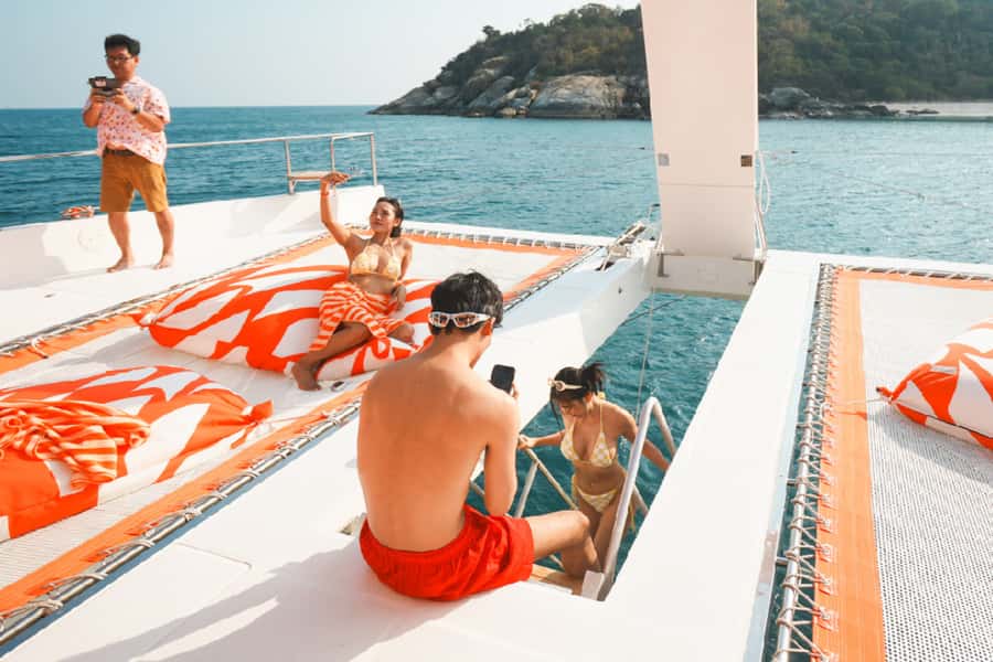 Pattaya: 3 Islands Hopping on Sailing Party Yacht and Buffet - Koh Rin and Koh Ped, more time on the water