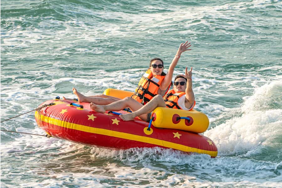 Pattaya: 3 Islands Hopping on Sailing Party Yacht and Buffet - Food, snacks, and the onboard buffet