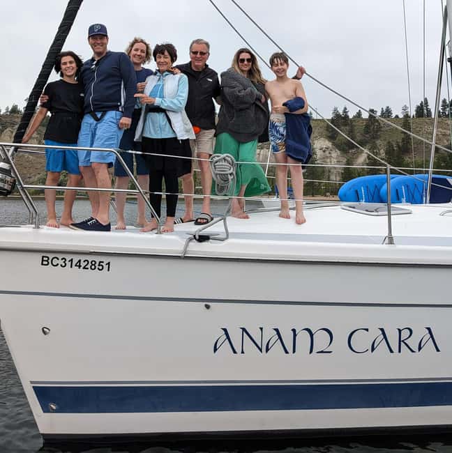 Penticton Okanagan Lake: Sailing Tour - Bringing lunch and settling into the afternoon