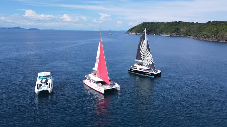 Phuket: Racha and Coral Island Sailing Day Trip by Miss.Red - Why the catamaran design matters