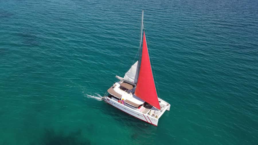 Phuket: Racha and Coral Island Sailing Day Trip by Miss.Red - Coral Island for beaches and optional water sports