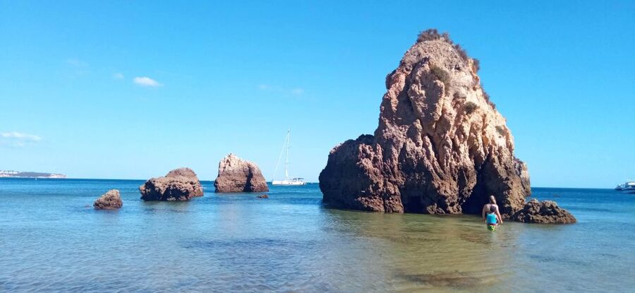 Portimão: Private Sailing Boat Tour with Swim and Wine - Leaving Marina de Portimão