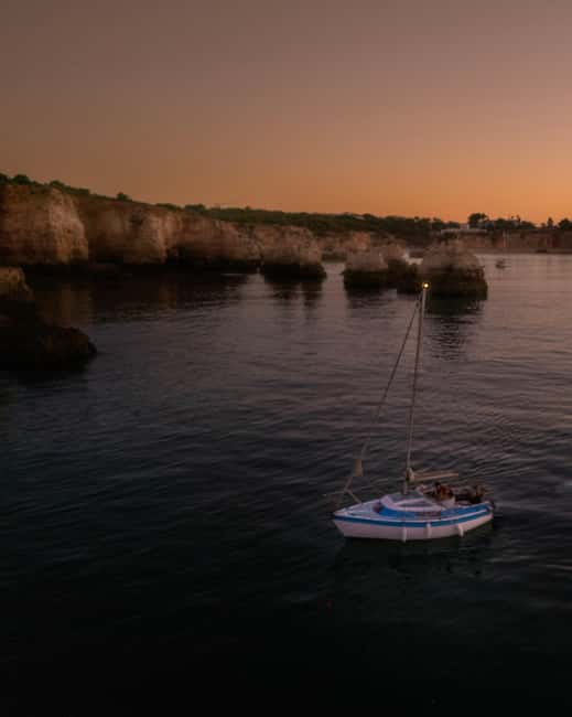 Portimão: Sunset Private Sailing Tour for Couples - Caves, cliffs, Benagil, and the view from the sea