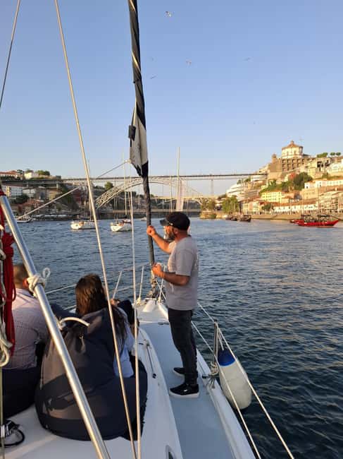 Porto, a cruise with open sails, drinks&snacks - Afurada and the first views along the Douro