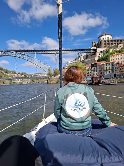 Porto, a cruise with open sails, drinks&snacks - Under the Arrábida Bridge