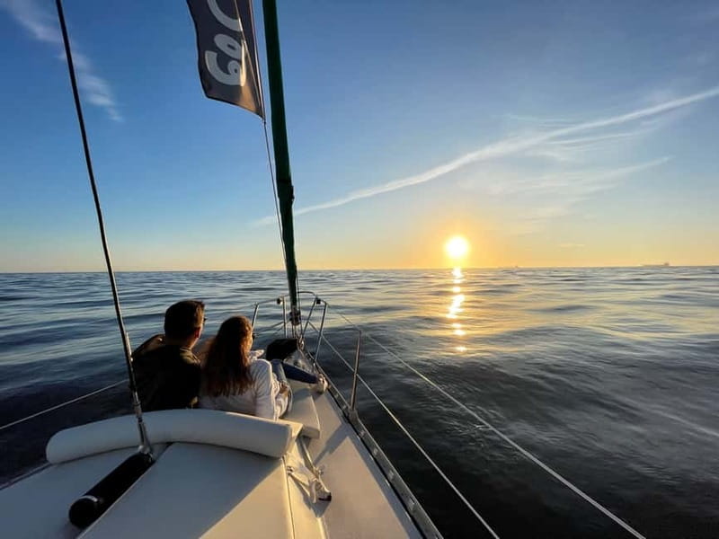 Porto: Best Charming Sailboat Cruise Sunset - Sunset at Foz do Douro
