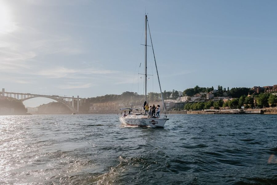 Porto: Sunset Cruise with Welcome Drink in a Sailboat - Alfândega, Porto, and the city’s riverfront face
