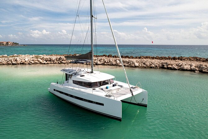 Private 40' Bali Catamaran – Drinks & Food Included - Four Hours Along the Mexican Caribbean Coast