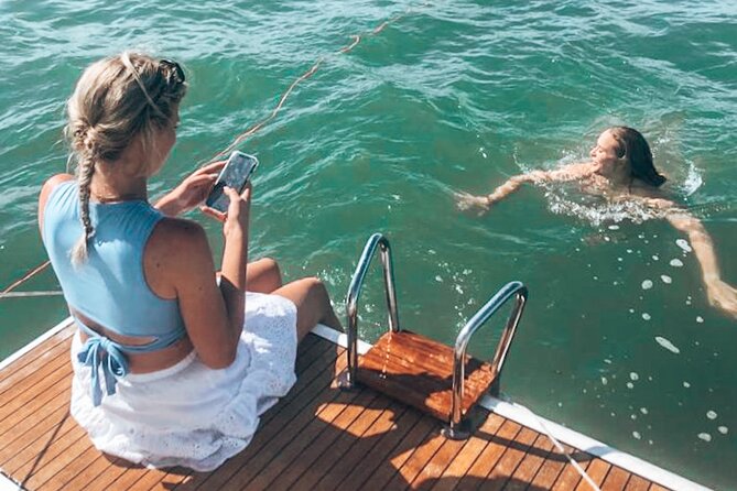 Private Beach Tour on a Luxury Sailing Boat in Lisbon - From Doca do Bom Sucesso toward the open water