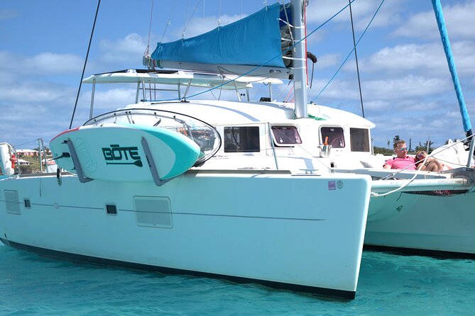 Private Catamaran Swim sail snorkel cliff jumping SUP - What $1,175 means for a group of 15