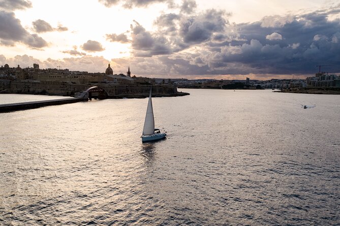 Private Evening Sailing Boat Charter - Leaving Kalkara Marina at 7 pm