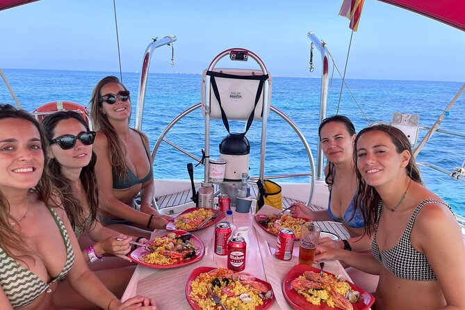 Private full day excursion sailing through Ibiza and Formentera - Sunset from the bow