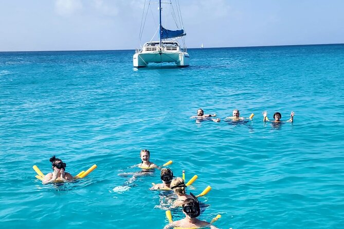 Private Full-Day Luxury Sailing Catamaran Charter in Sint Maarten - Little Bay and underwater sights near Philipsburg