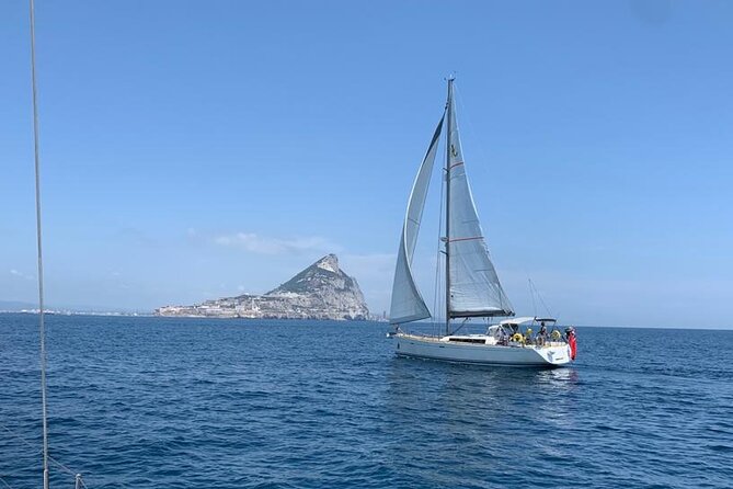 Private Full-day Sailing Cruise from Gibraltar by Yacht - The anchor stop: swimming, snorkeling, and lunch