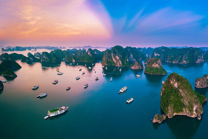 Private Halong Bay Sailing Cruise from Hanoi - Sailing through Halong Bay’s limestone islets