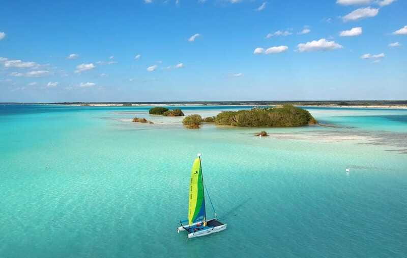 Private Hobie Cat Sailing Tour - Black Cenote: a striking first look at the lagoon
