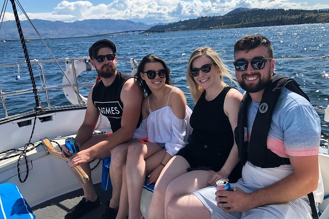 Private Kelowna Sailing Cruise on Okanagan Lake - Learning to sail with Brad