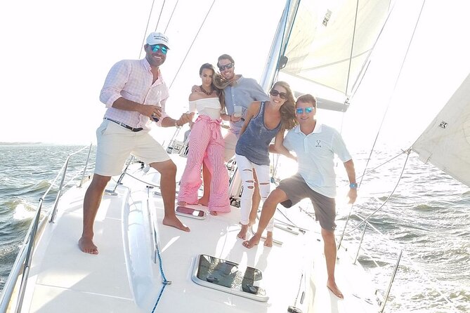 Private Morning Sail/ Dolphin Tour on 50ft Fate, BYOB or Catering - Passing the Charleston Battery and antebellum homes