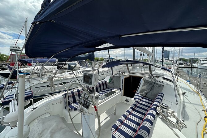 Private Sail Around New York City and The Statue of Liberty - Captain Barry and the sailing style