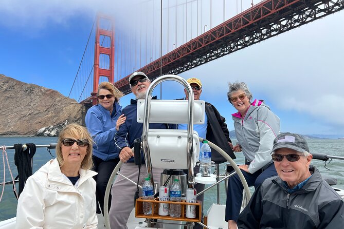 Private Sailboat Charter on San Francisco Bay - Sailing Under the Golden Gate Bridge