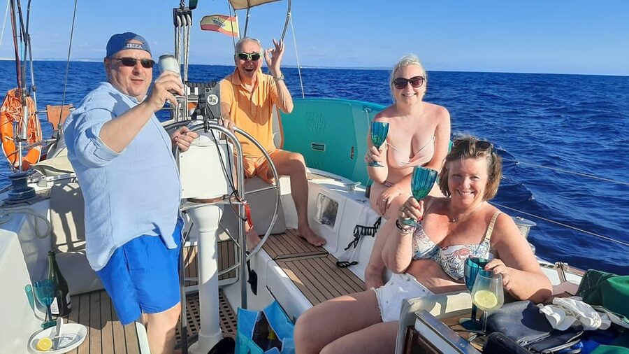 Private Sailboat Day-Trip from IBIZA to FORMENTERA - Snorkeling and SUP for one active hour