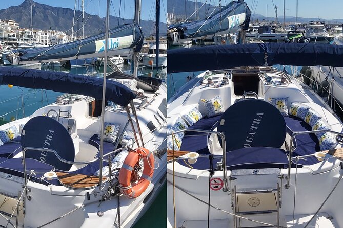 Private Sailboat Rental in Puerto Banús, Marbella - Dolphins and the luck of the day
