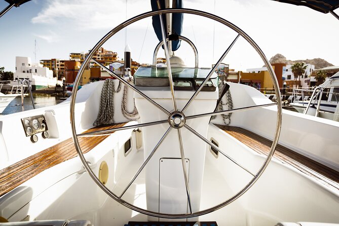 Private Sailboat tour in Cabo San Lucas with Papillon Yachts - Medano Beach, snacks, and open-bar time