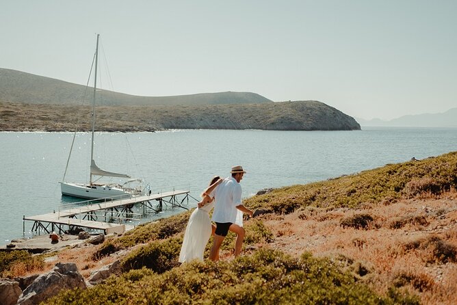 Private Sailing Cruise from Heraklion to Dia Island - Sailing north from Heraklion
