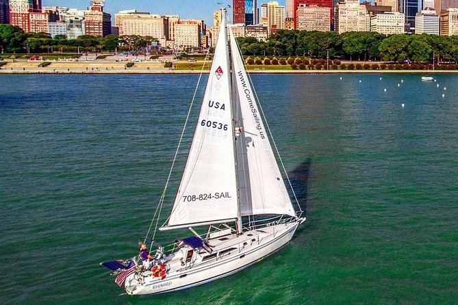 Private Sailing on Beautiful Lake Michigan - Navy Pier, Chicago - Leaving Navy Pier on a private sail