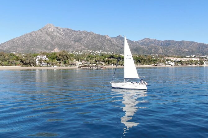 Private Sailing Tour from Puerto Banus Marbella (10 pax) - La Concha keeps watch over the route