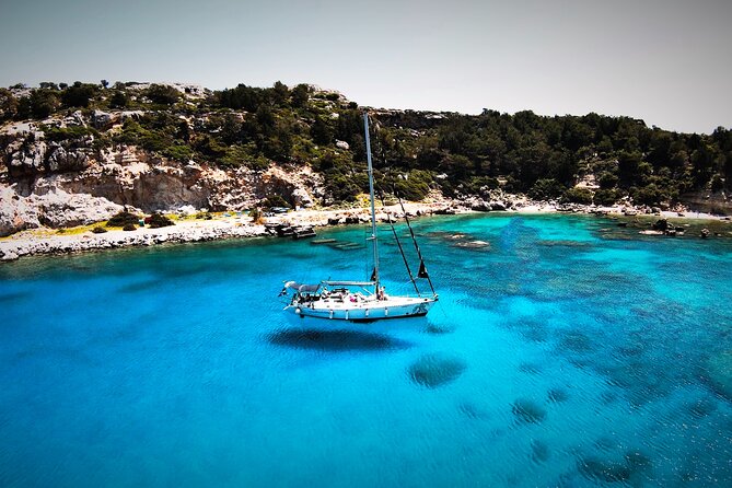 Private Sailing Tour in Rhodes - Anthony Quinn Bay, emerald water and film history