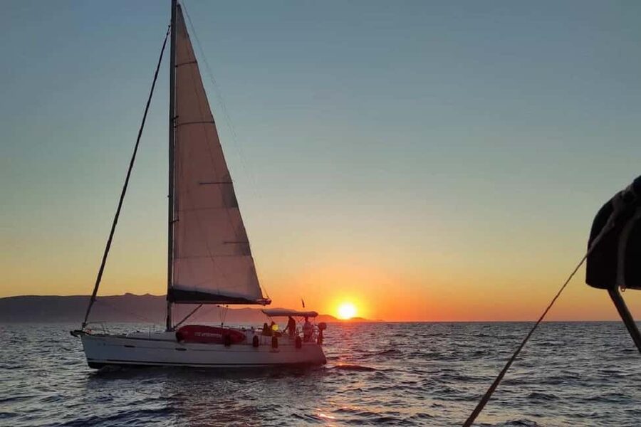 Private Sailing Trip from Heraklion to Dia with meal & SUP - The first hour: sailing out of Heraklion
