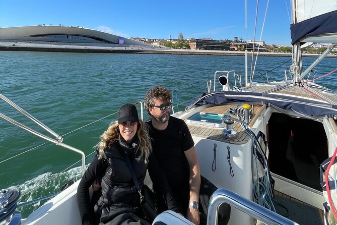 Private Sailing w/ Wine's in Lisbon - Passing beneath the 25 April Bridge