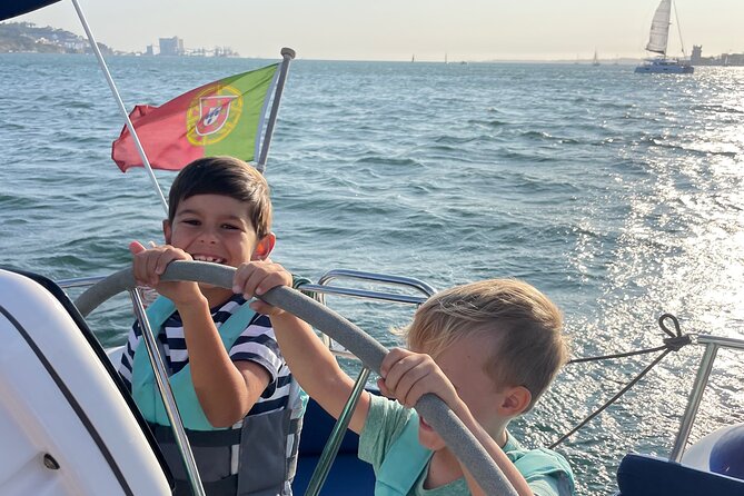 Private Sailing w/ Wine's in Lisbon - Christ the King looking across the water