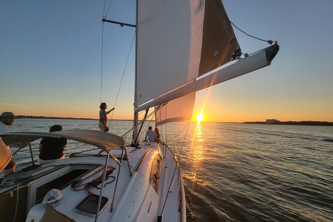 Private Sunset Sail BYOB Dolphin/History Tours on 43ft Mystique - Why a Private Sail Works So Well in Charleston