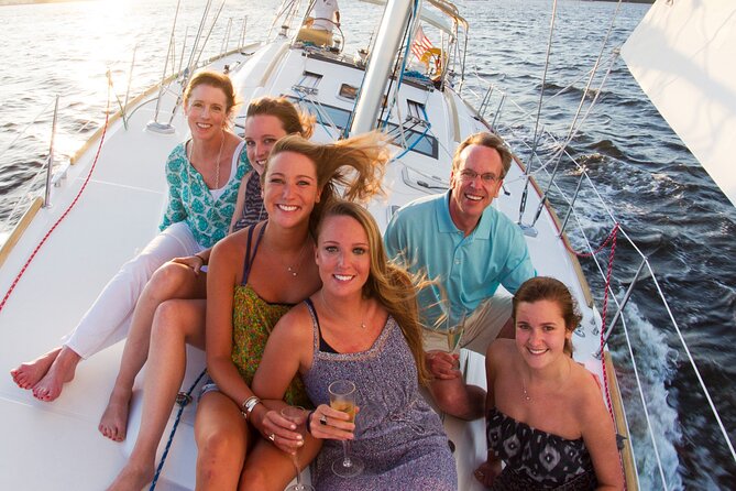 Private Sunset Sail BYOB Dolphin/History Tours on 43ft Mystique - Dolphins, Wind, and the Unscripted Parts