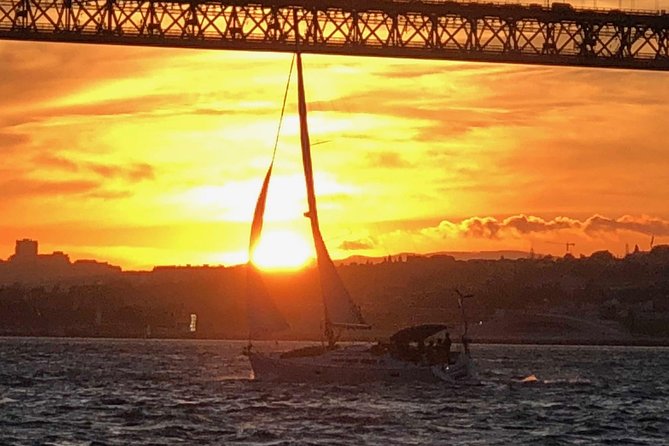 Private Sunset Sailing cruise from Lisbon - The modern building and the old city beyond