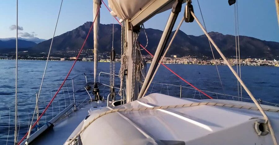Private Sunset Sailing Trip - The first part of the cruise: Marbella from the water