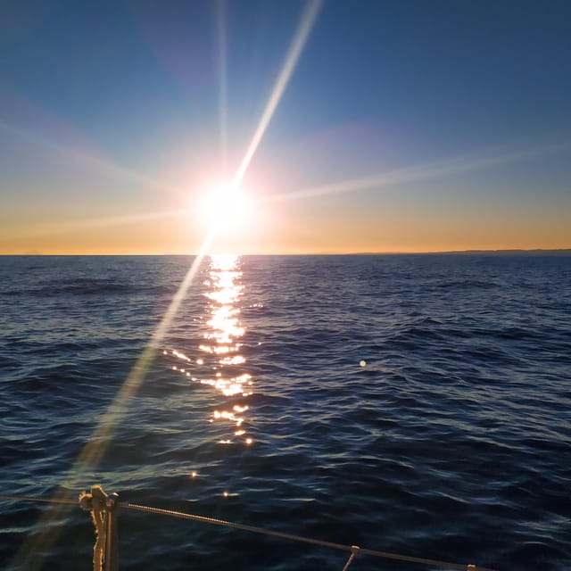 Private Sunset Sailing Trip - The Marbella sunset from the deck