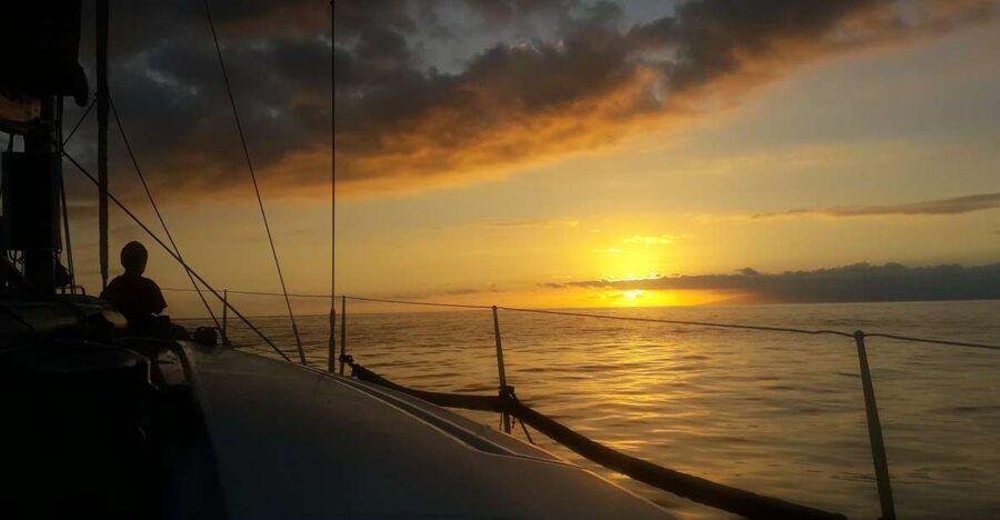Puerto Colon: Whale-Watching Sailing Tour with Meal & a Swim - Setting out from Puerto Colón on Mola Mola 2