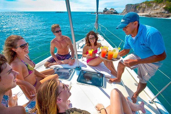 Puerto Vallarta Luxury Sailing with Premium Open bar & lunch - Swimming, snorkeling, and paddleboarding from the boat